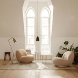 TrefleStool_GrashoppaFloorLamp_PachaLoungeChair_GrashoppaPendant_IOICoffeeTable_On.jpg