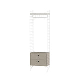 String samsetning – Forstofa M – Beige/Hvítt
