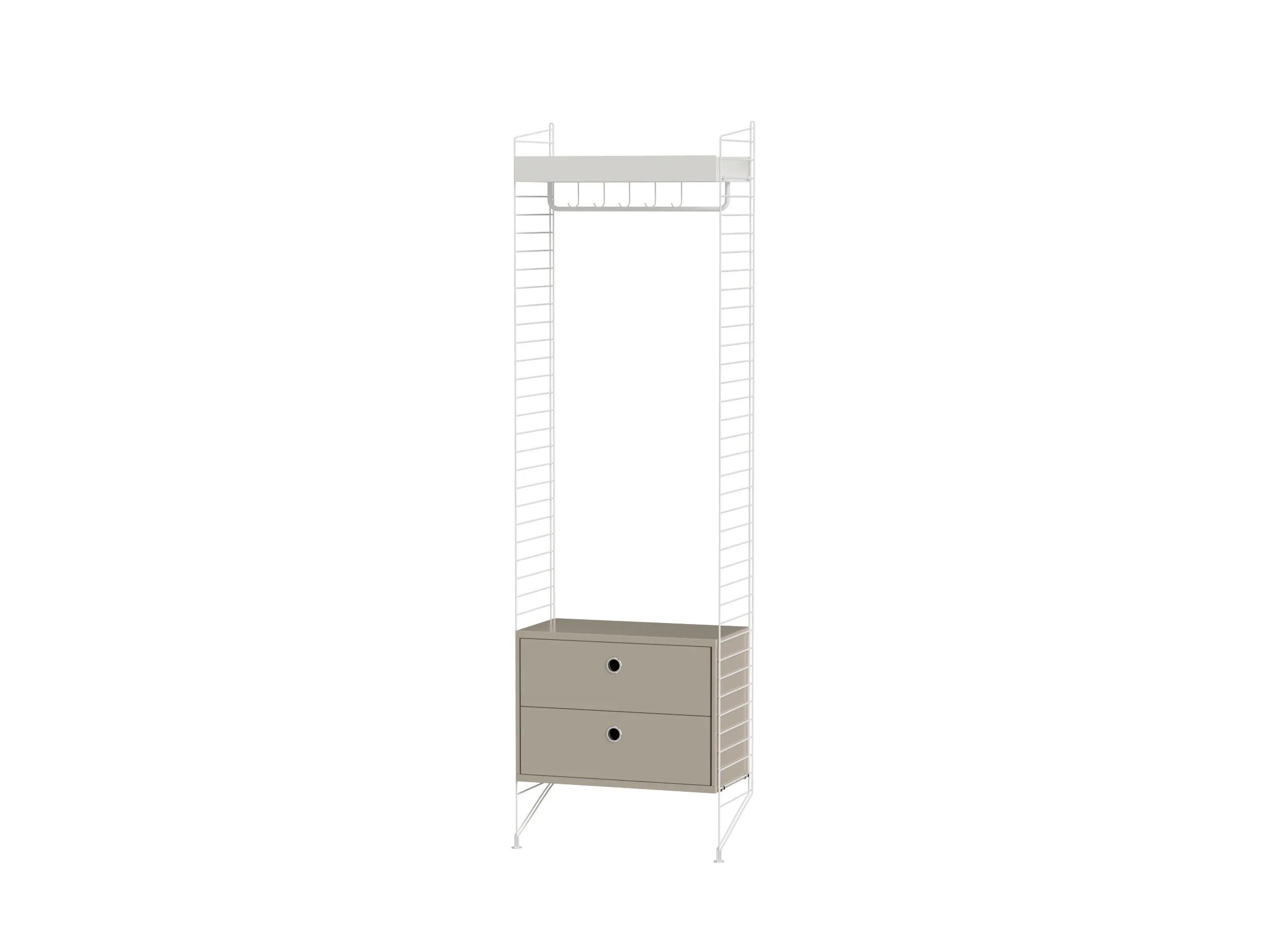 String samsetning – Forstofa M – Beige/Hvítt