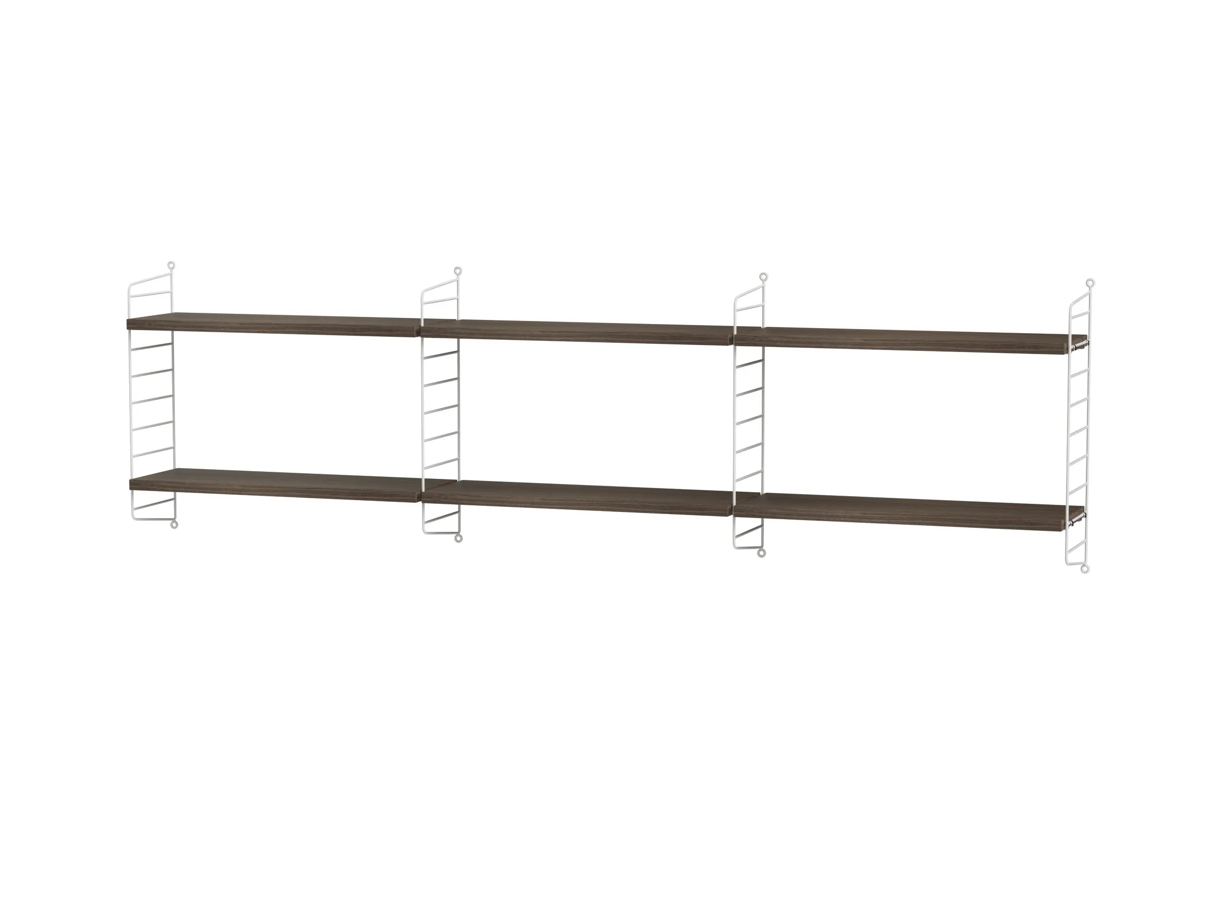 String samsetning – Svefnherbergi E – Hvítt/Hnota