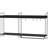String samsetning – Eldhús A – Svart/Svart