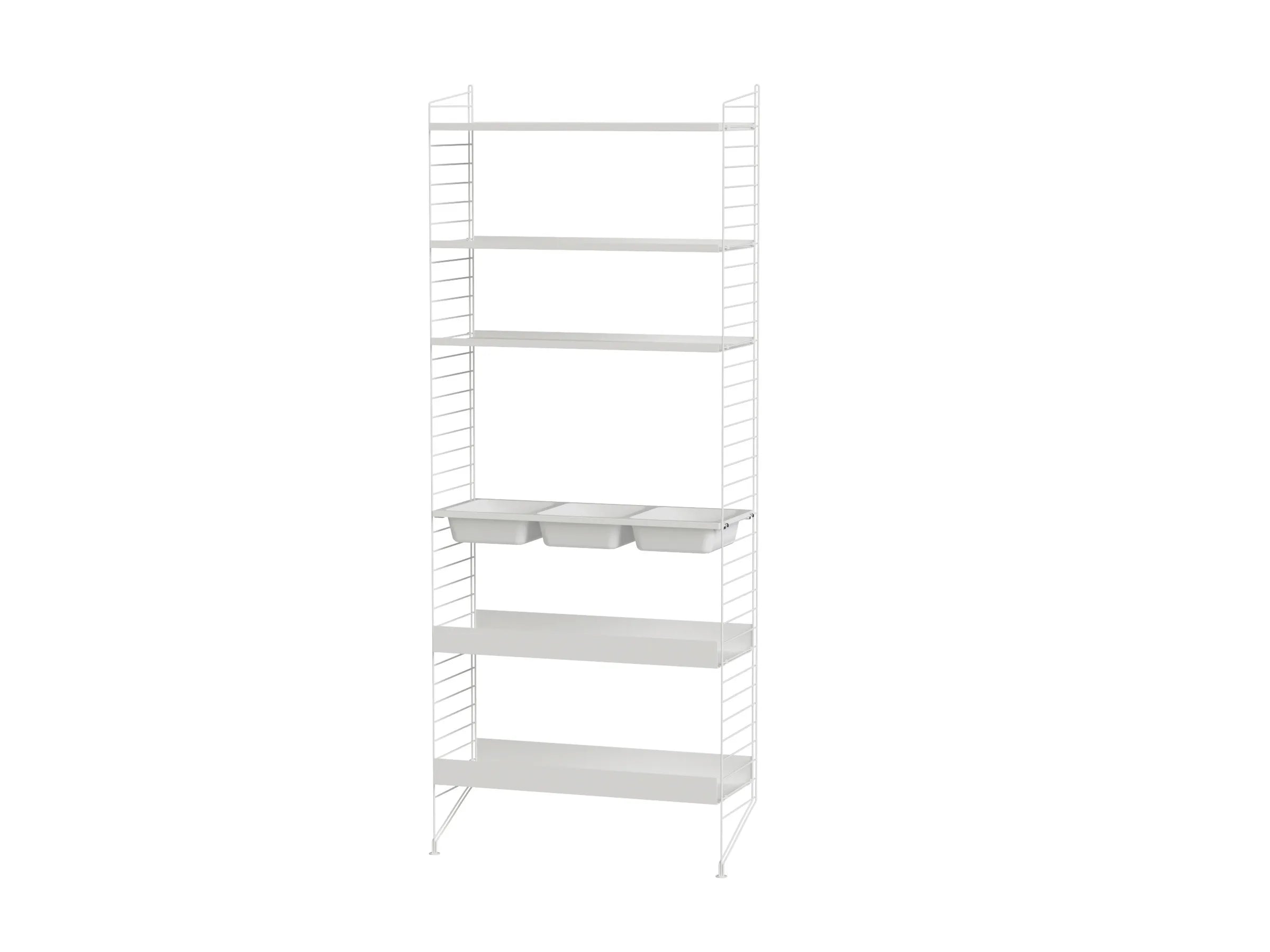 String samsetning – Baðherbergi L – Hvítt/Hvítt