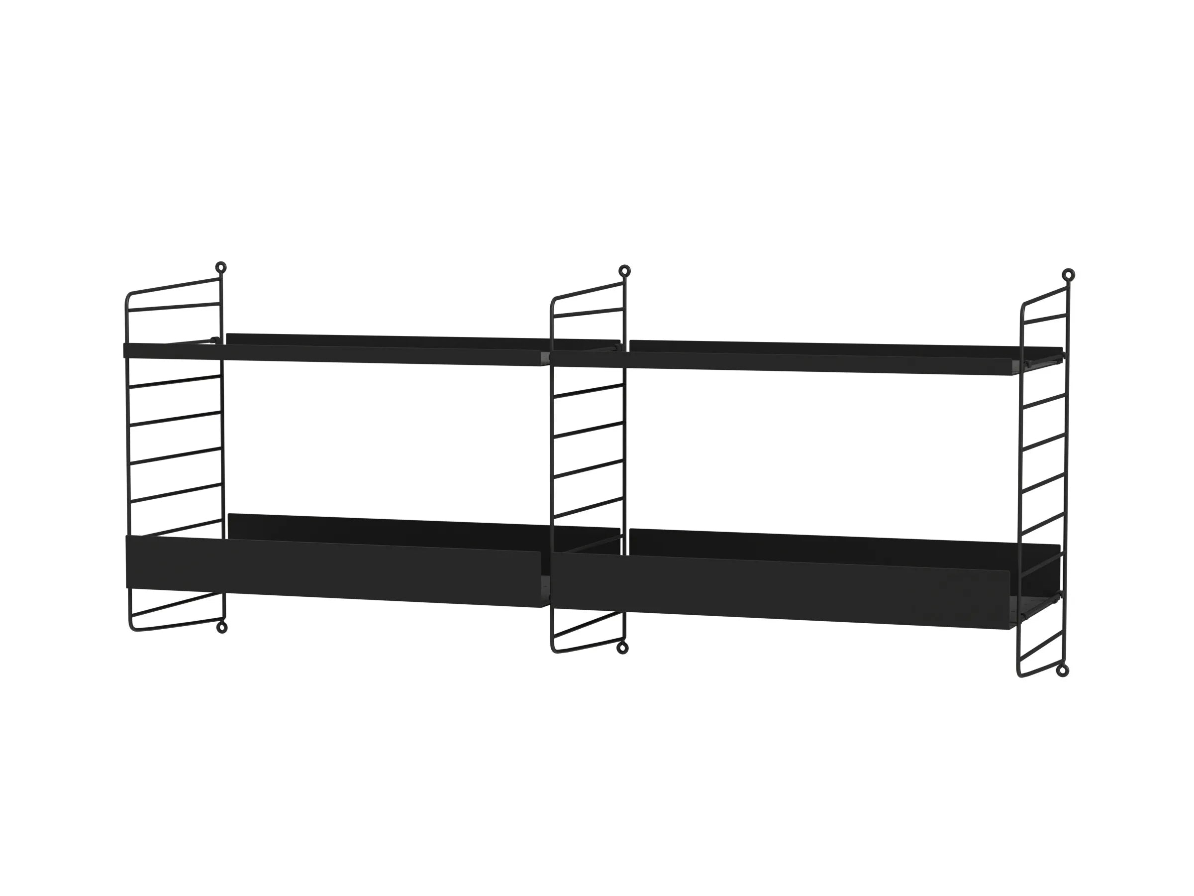 String samsetning – Eldhús B – Svart/Svart