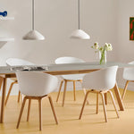 CPH 30 Extendable Table grey lino wb lacquer oak_AAC 22 2.0 white shell wb lacquer oak_Pao Steel Pendant 350 cream white.jpg