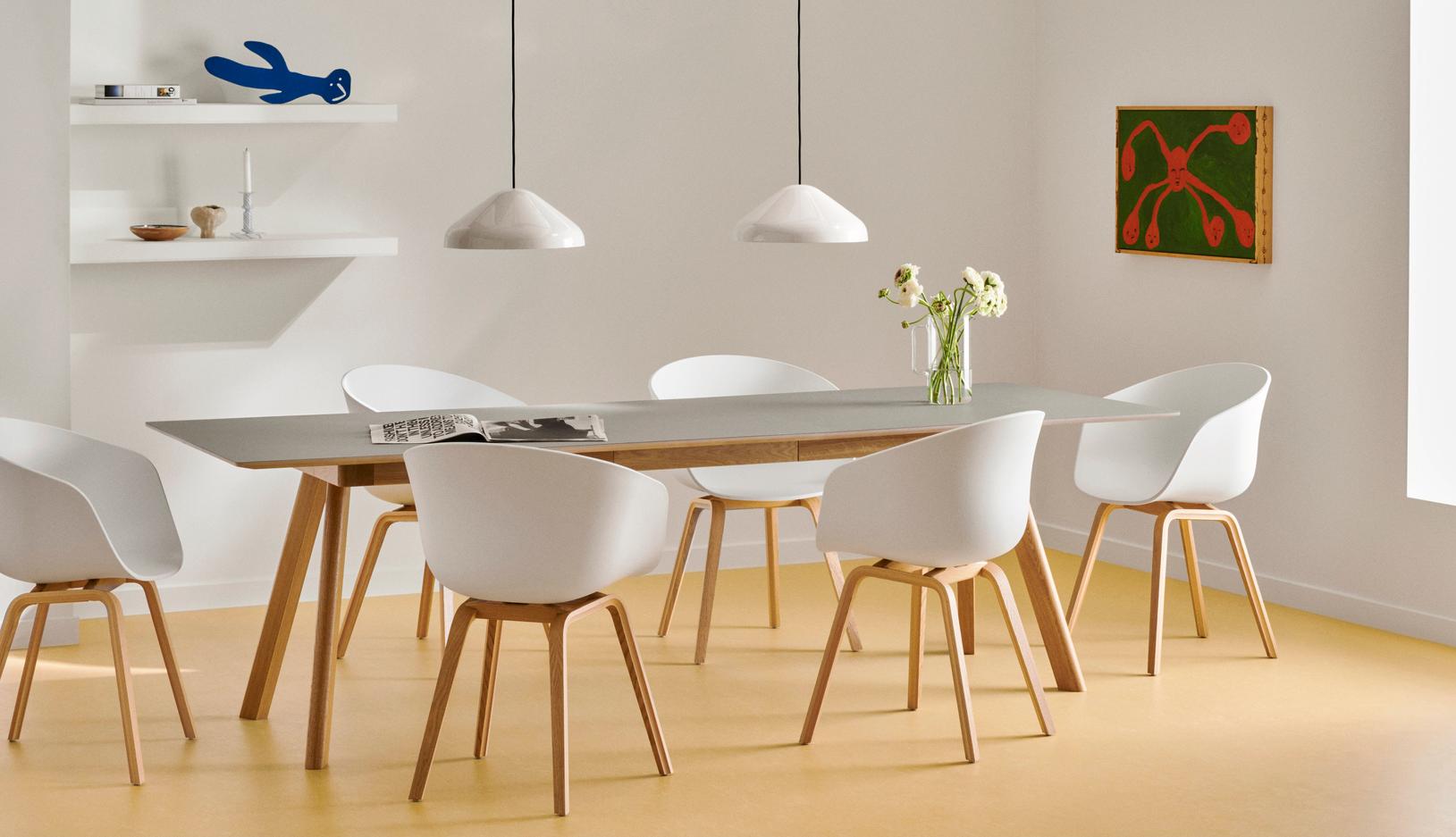 CPH 30 Extendable Table grey lino wb lacquer oak_AAC 22 2.0 white shell wb lacquer oak_Pao Steel Pendant 350 cream white.jpg