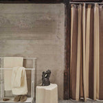fermLIVING_AW24_ChambrayShowerCurtain_CarobBrownParchment_1104269517_DoraTowelStand_White_1104269858_StaffaStool_1104267968.jpg