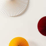 Matin Flush Mount 500 white shade_Matin Wall 300 yellow_oxide red shade.jpg