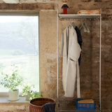 Pier-System-Wardrobe-PS-white-powder-coated-steel-clear-anodised-profiles_Waffle-Bathrobe-grey.jpg