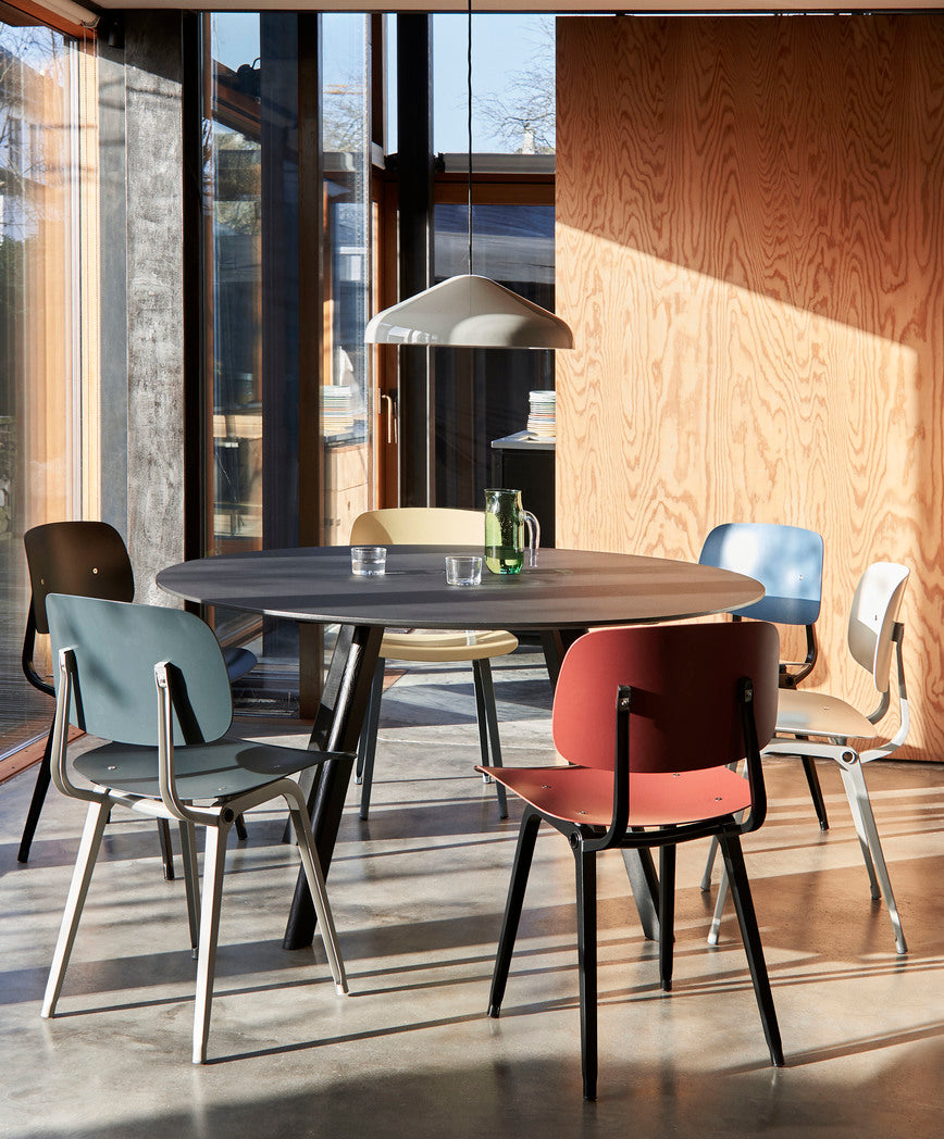 CPH 25 black lino black wb lacquer oak base_Pao Steel Pendant cool grey_Revolt granite grey seat and back beige steel.jpg