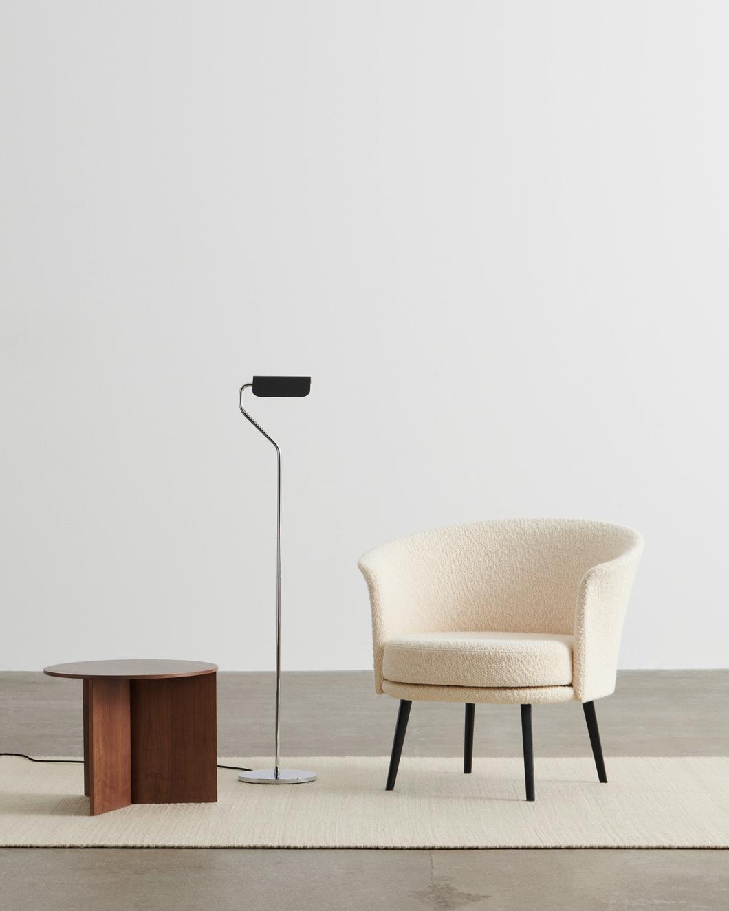Dorso Volume by HAY 01 and black powder coated steel base_Apex Floor Lamp iron black_Slit Table Wood Round.jpg