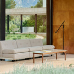 Amanta 3 Seater Hallingdal 220 cream beige shell_Wood Box Coffee Table black oak_Perforated Cabinet L steel blue.jpg