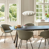CPH 30 Extendable black lino black frame_AAC 27 Soft Atlas 931 black powder coated base_Nelson Saucer Crisscross Bubble Pendant (1).jpg