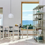 Rey Chair cream white wb lacquered beech_Aspekt Buoy Pendant glass 300 soft black cord.jpg