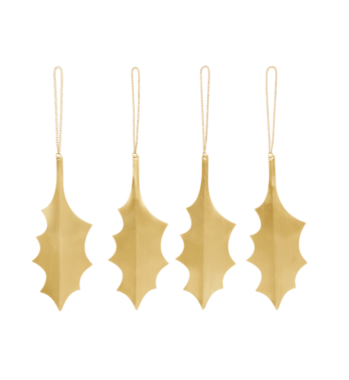 FermLiving_Holiday2025_HollyLeafBrassOrnaments_SetOf4_Brass_1104271777_1.png