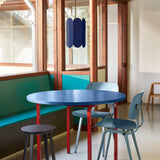 Two-Colour dia105 blue wb lacquer tabletop maroon red frame_Revolver Stool black_Arcs Shade cobalt blue.jpg
