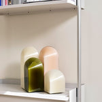 Parade Table Lamp 160 shell white_240 moss green_320 blush pink_shell white_Pier System white powder coated steel clear anodised alu profiles 02.jpg