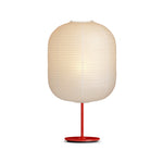 AB692-B531_Common Table lamp base signal red steel stem and signal red base_Oblong shade on.jpg