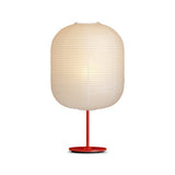 AB692-B531_Common Table lamp base signal red steel stem and signal red base_Oblong shade on.jpg