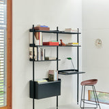 Pier System 12 PS black powder coated steel black anodised profiles_AAS 38 H65 soft brick 2.0 shell black powder coated base.jpg