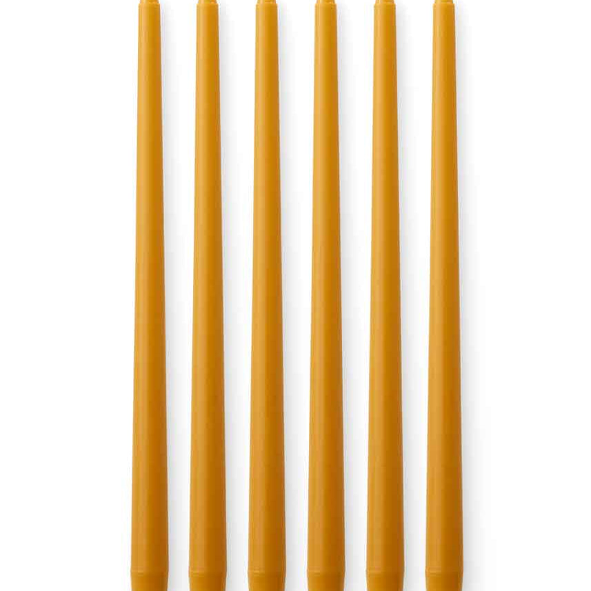 3101859_Spire_Smooth_Tapered_Candle_Ochre_Front.jpg