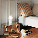Ete Pillow Case warm yellow_Crinkle Bedspread cool grey_Apollo Portable Lamp white_Flare Milk Stripe Candleholder blue.jpg