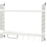 String samsetning – Baðherbergi F – Clear perspex/Hvítt
