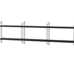String samsetning – Svefnherbergi E – Svart/Svartbæsaður askur