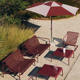 Terrazza Parasol Octagon_Palissade Cantilever Lounge Chair Low iron red_Palissade Cord Lounge Sofa.jpg