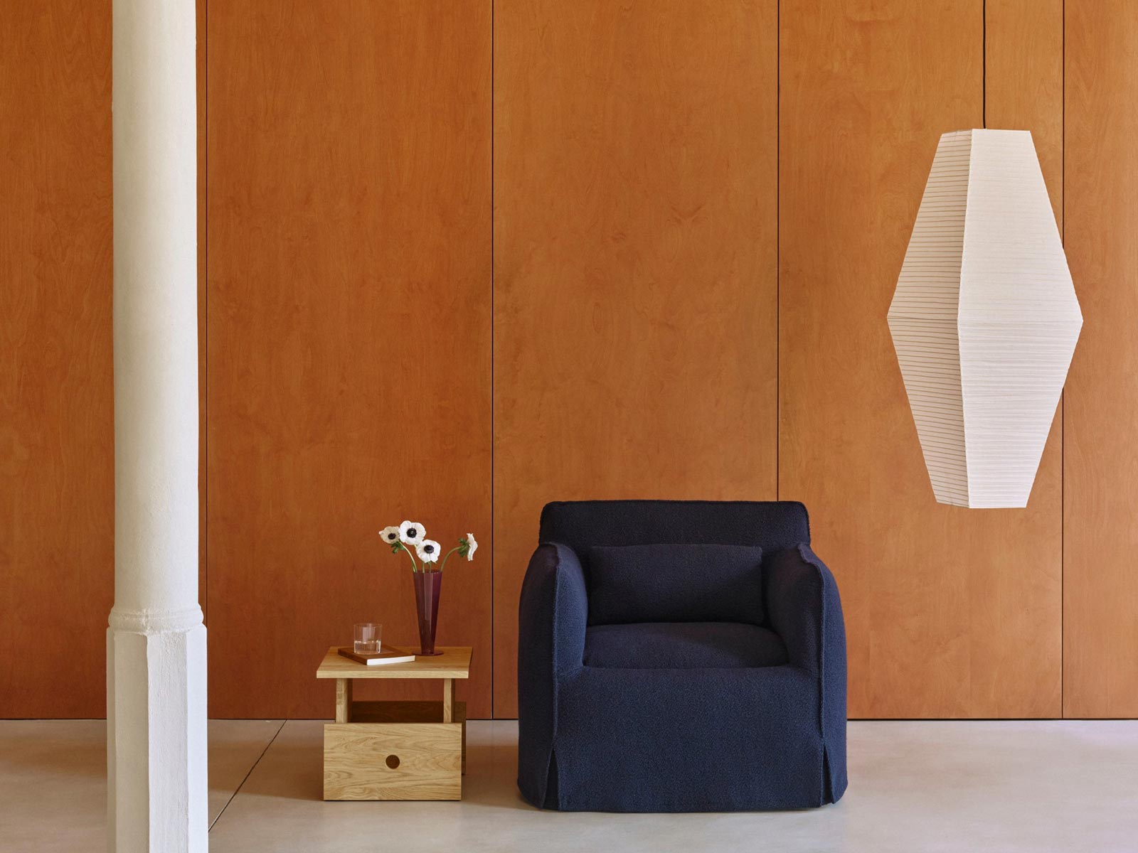 AG109-G214-AP55-02GA_Mimi-1-Seater-Turf-blue-black_AF095-B024_Wood-Box-Coffee-Table_AB318-F634-AB35_Paper-Shade.jpg