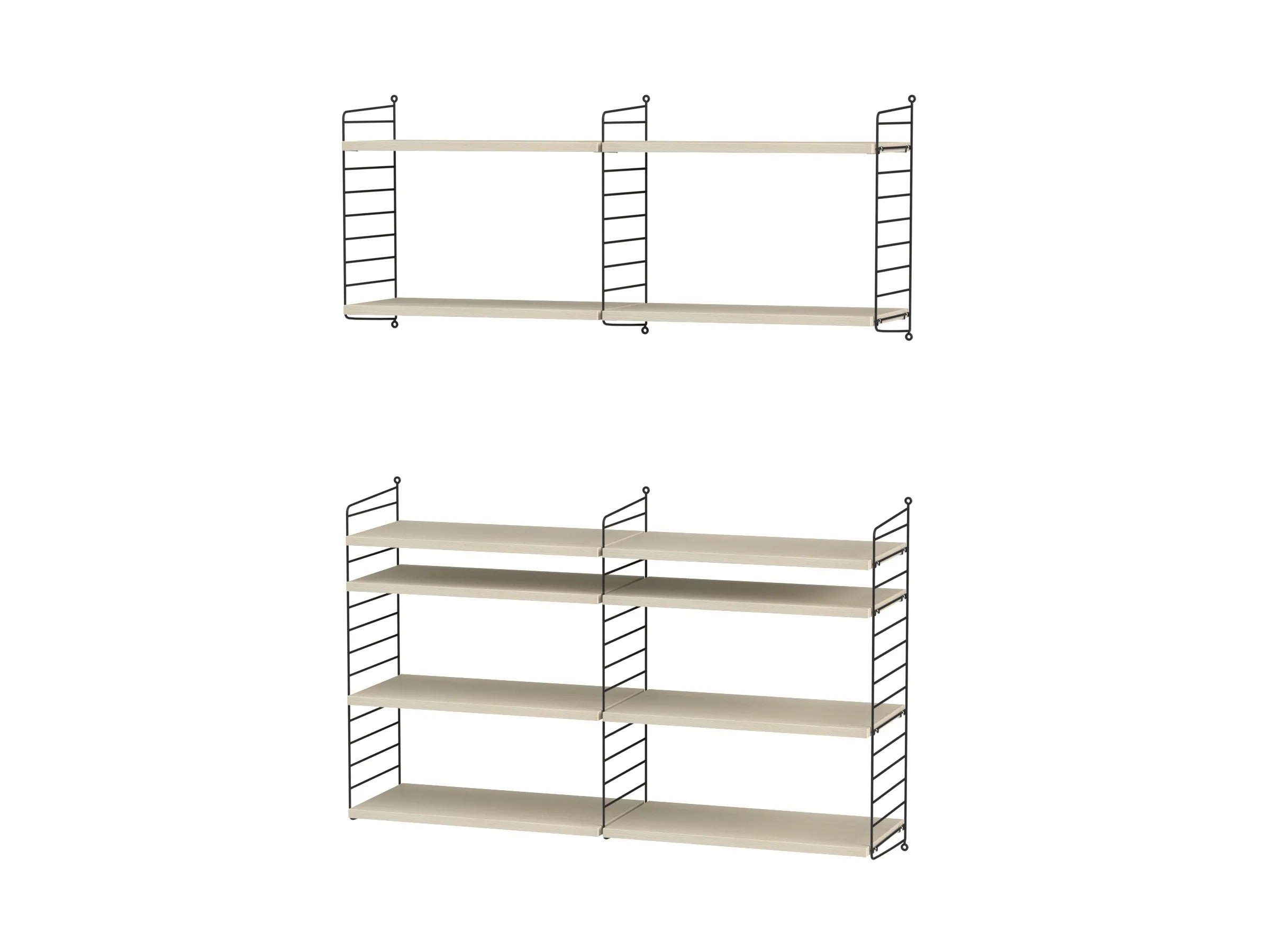 String samsetning – Stofa N – Svart/Askur