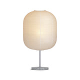AB692-B532_Common Table lamp base summit grey steel stem and grey terrazzo base_Oblong shade on.jpg