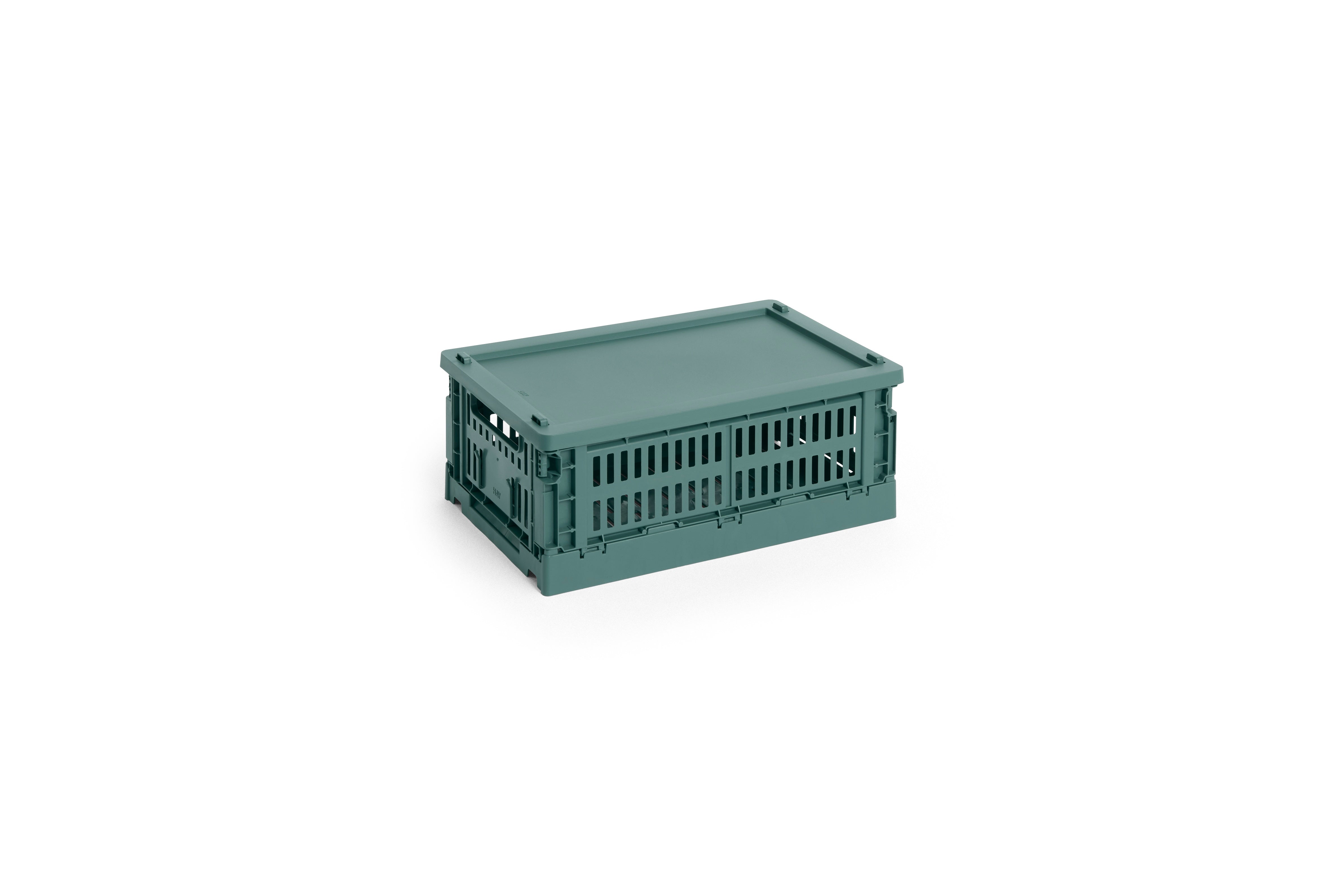 HAY Colour Crate Lid Plastic S dark green.jpg