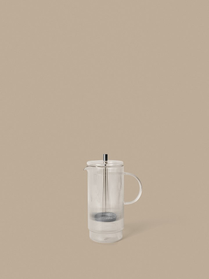 FermLiving_Holiday2026_PackshotsWithBackground_RippleDouble-WalledFrenchPress_Clear_1104272747.jpg