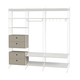String samsetning – Forstofa P – Beige/Hvítt
