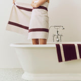 Stripe Bath Towel Burgundy_Stripe Bath Mat burgundy.jpg