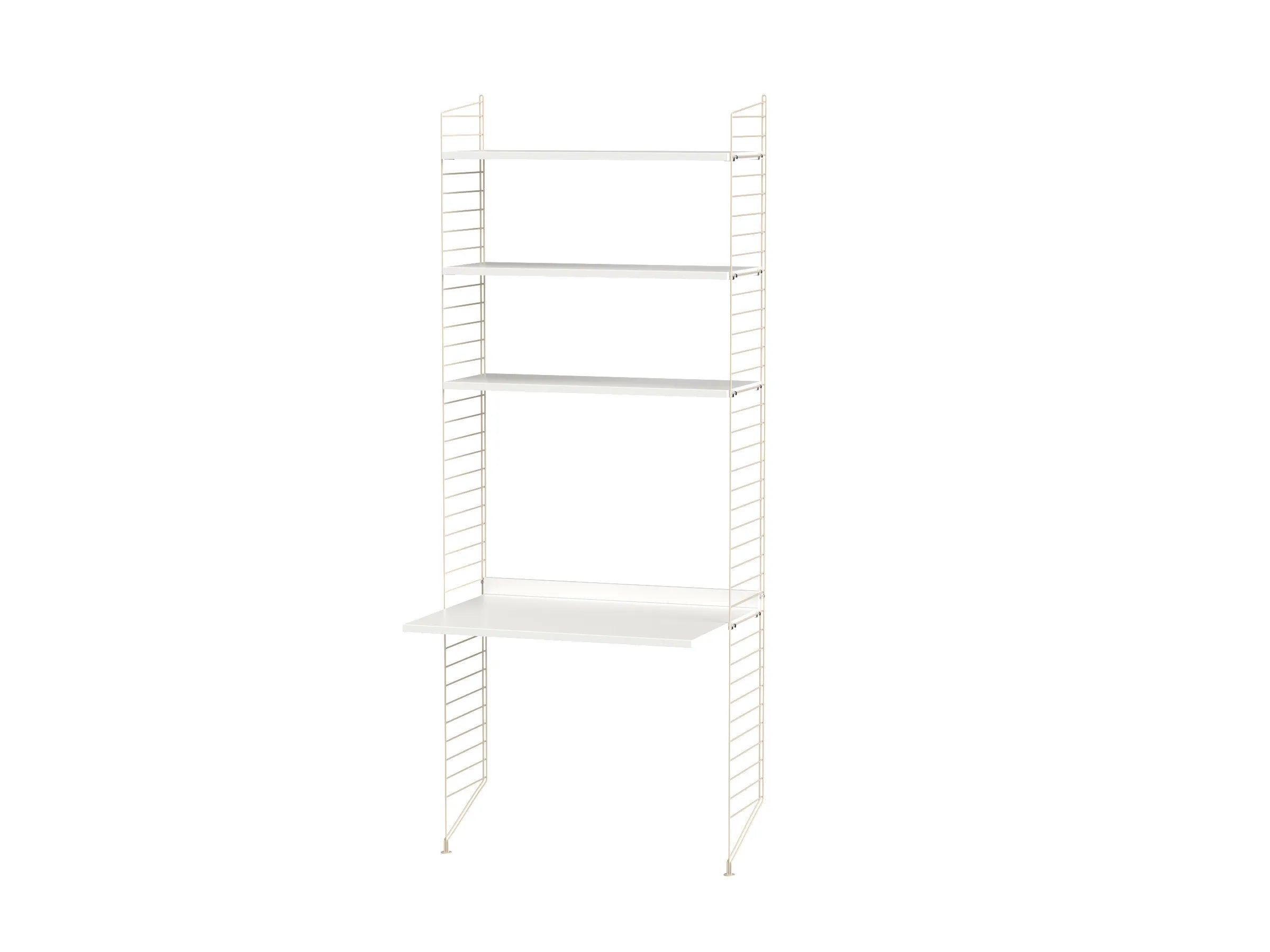 String samsetning – Barnaherbergi C – Beige/Hvítt