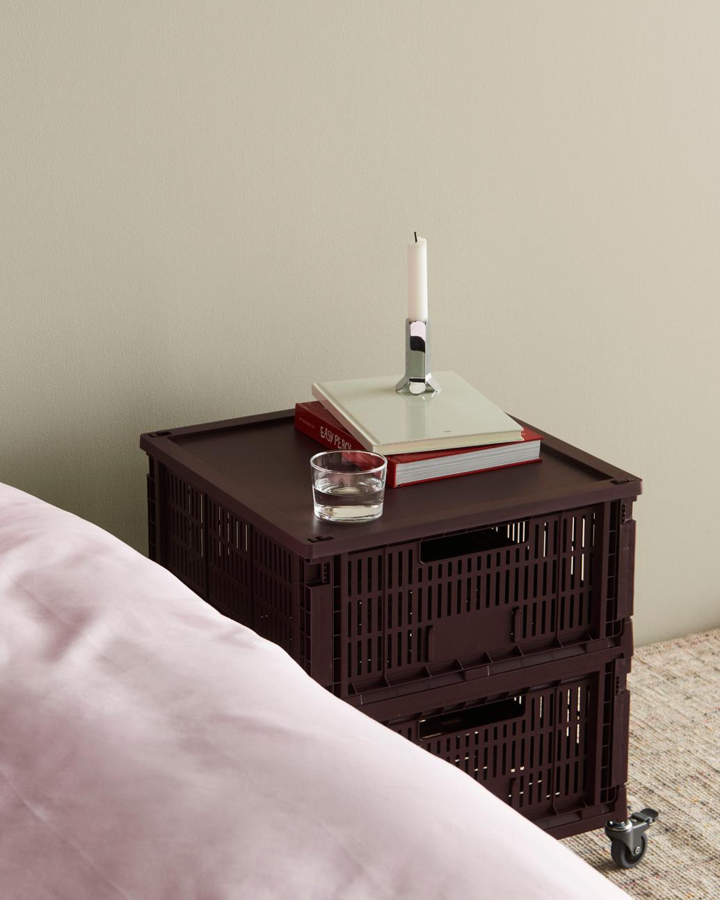 HAY Colour Crate L Square bordeaux_HAY Colour Crate Lid Plastic L Square bordeaux_HAY Colour Crate Wheels_Glass_Arcs Candleholder.jpg