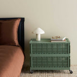 HAY-Colour-Crate-XL-sage-green_HAY-Colour-Crate-Lid-Plastic-XL-sage-green_Outline-milk-chocolate_Pao-Portable_Crayon-Rug.jpg