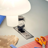 Boa Table grey linoleum pa frame_Pao Glass Table Lamp 350 white.jpg