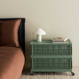 HAY-Colour-Crate-XL-sage-green_HAY-Colour-Crate-Lid-Plastic-XL-sage-green_Outline-milk-chocolate_Pao-Portable_Crayon-Rug.jpg