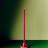 Disc Candleholder X-Small Slim berry pink_Slim Candle (1).jpg