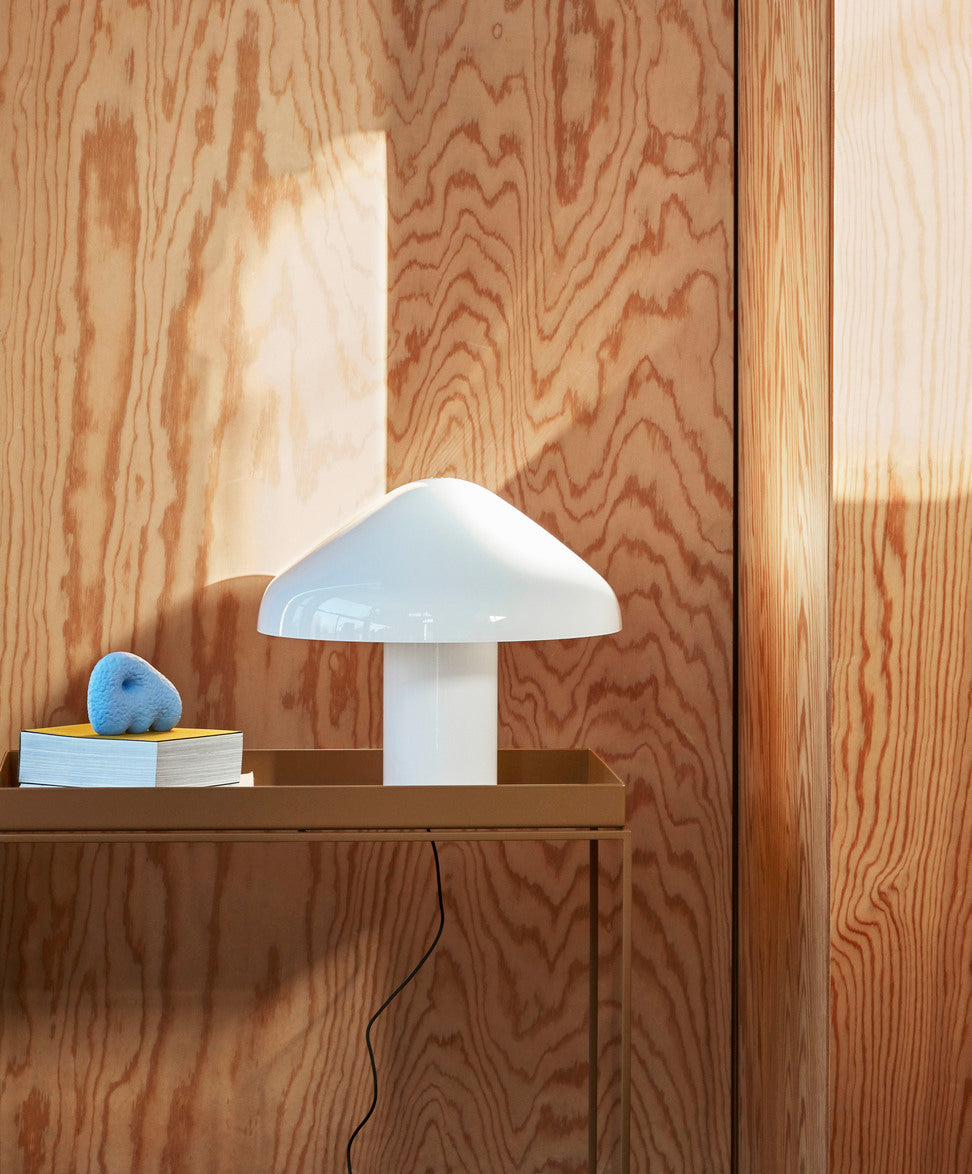 Pao Glass Table Lamp 350 white_Tray Table toffee.jpg