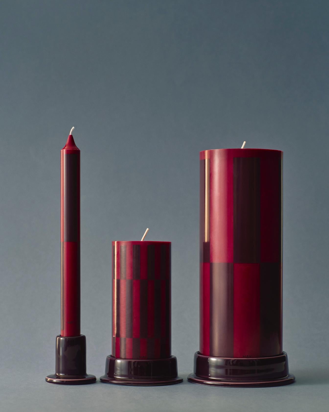 Pattern Candle_Column Candle S_L wine and bordeaux_Tube Candleholder S_Column Candleholder S_L bordeaux.jpg