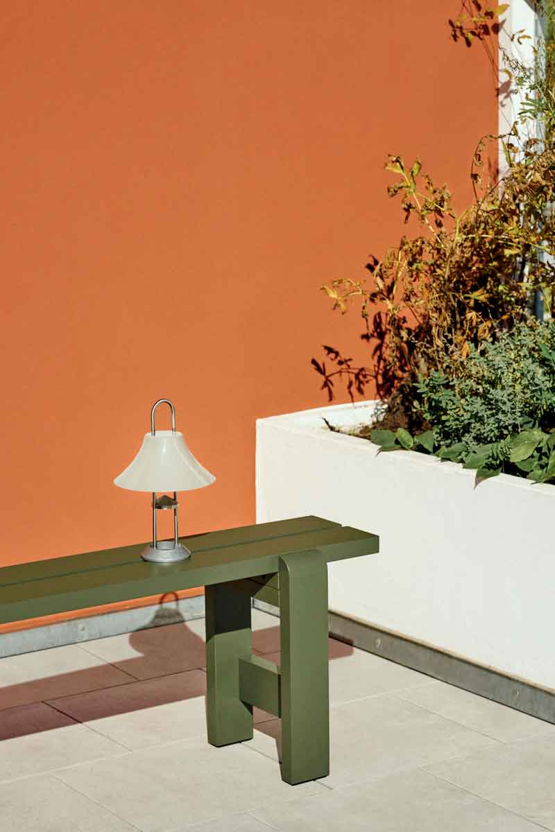 Weekday-bench-olive-wb-lacquered-pinewood_Mousqueton-Lamp-oyster-white.jpg