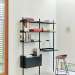 Pier System 12 PS black powder coated steel black anodised profiles_AAS 38 H65 soft brick 2.0 shell black powder coated base.jpg