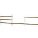 String samsetning – Barnaherbergi H – Hvítt/Eik