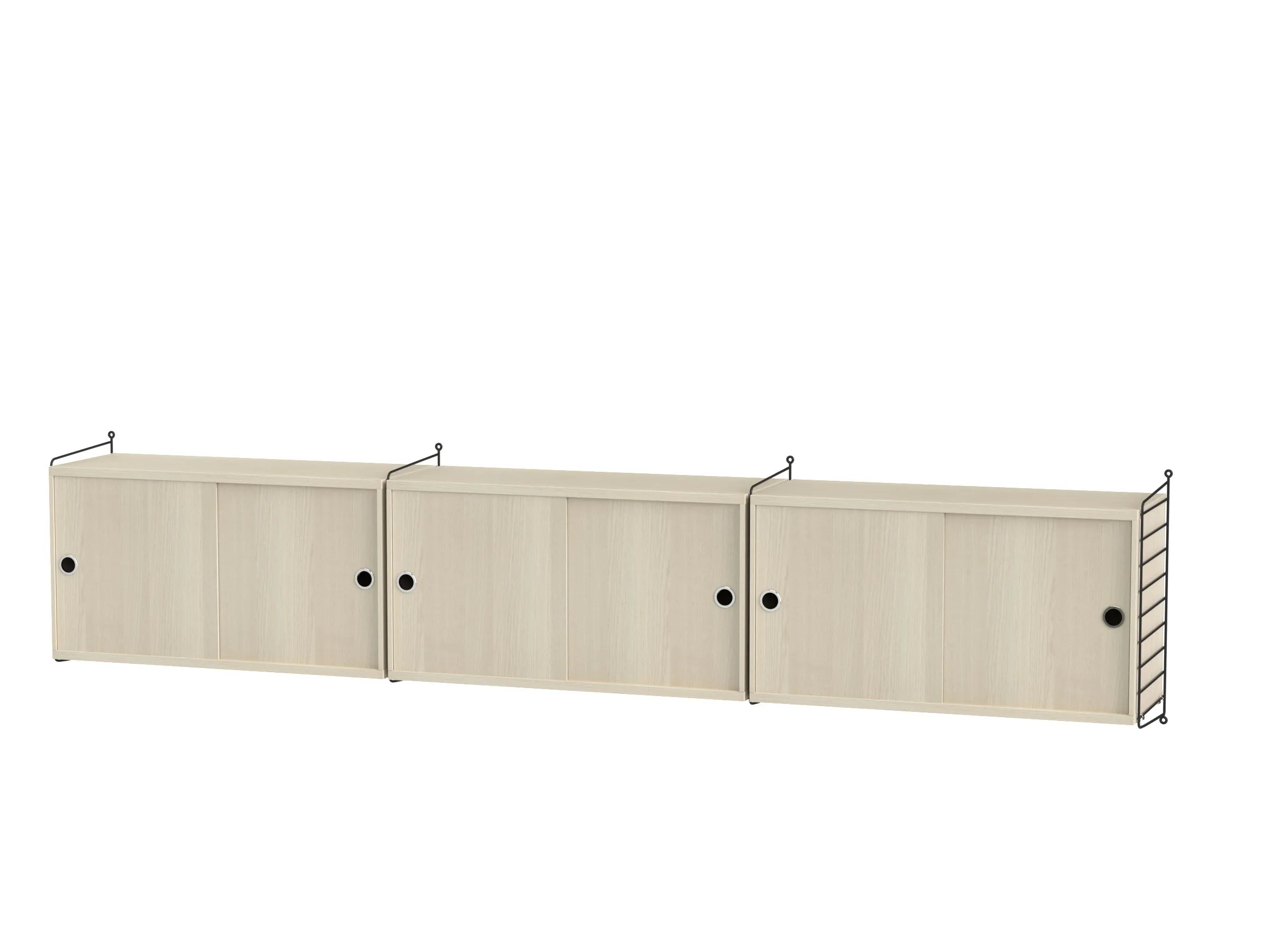String samsetning – Stofa D – Svart/Askur