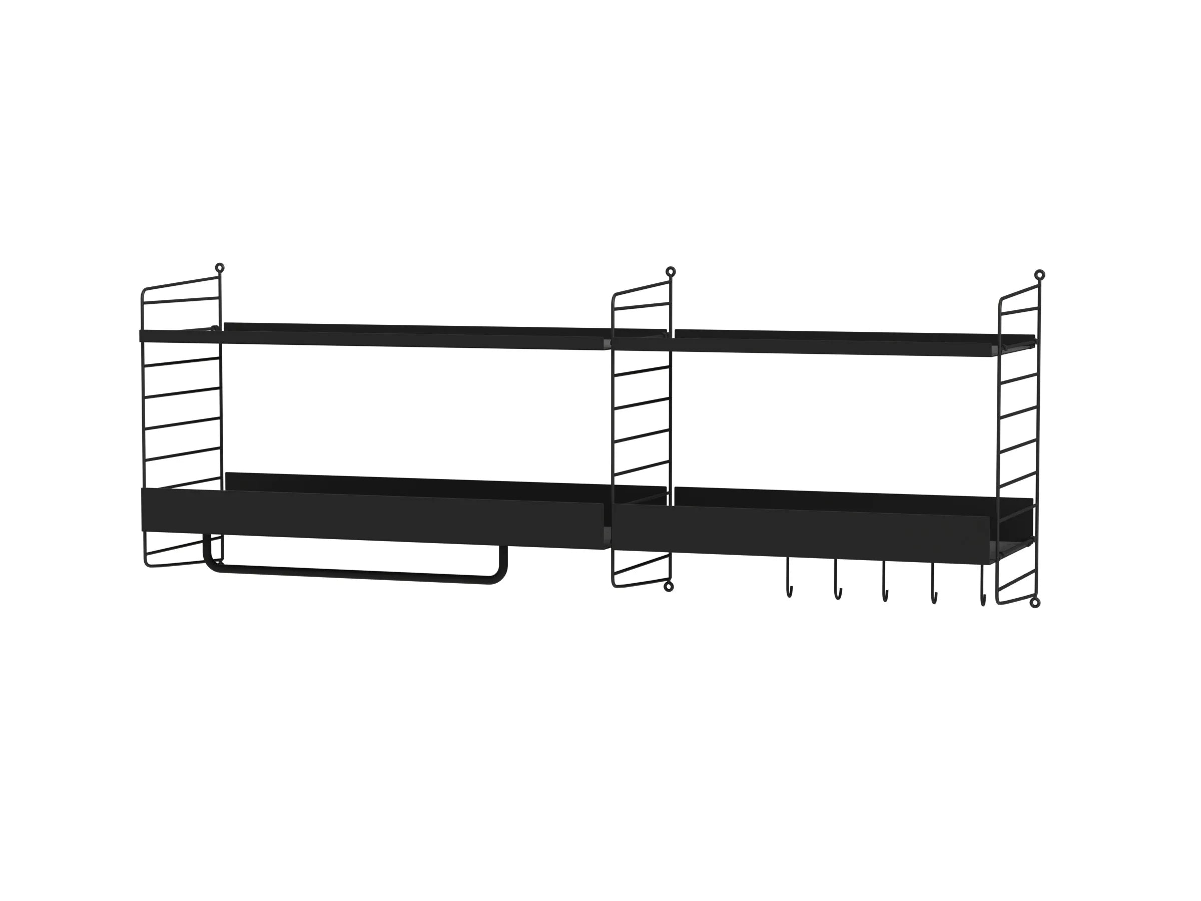 String samsetning – Forstofa J – Svart/Svart