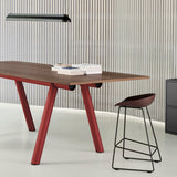 Boa High Table wb lacquered walnut tabletop barn red powder coated frame pa frame.jpg