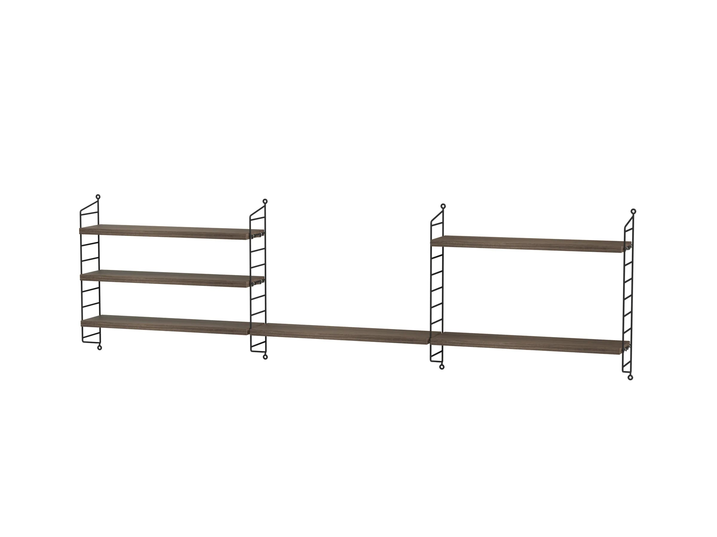String samsetning – Barnaherbergi H – Svart/Hnota